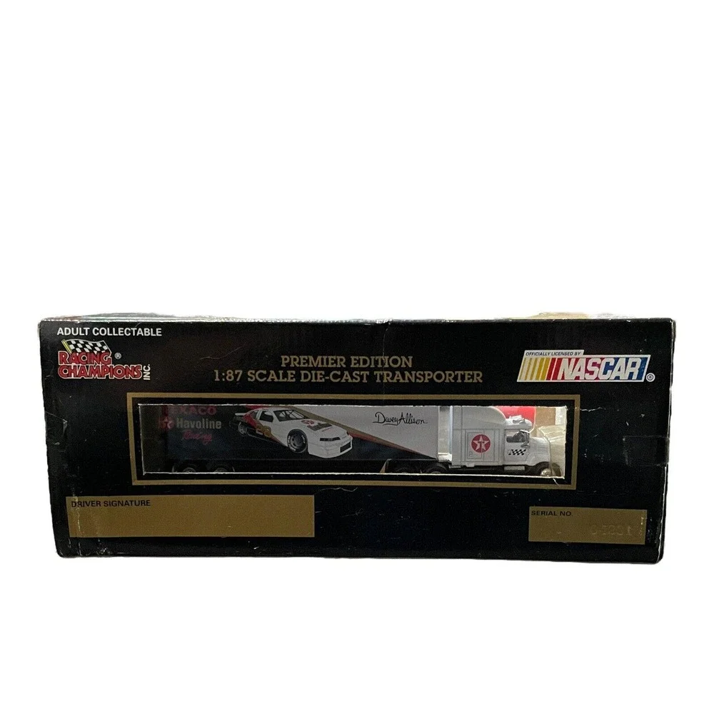 Davey Allison Racing Champions‎ Premier Transporter 1/87 1989 White On Black